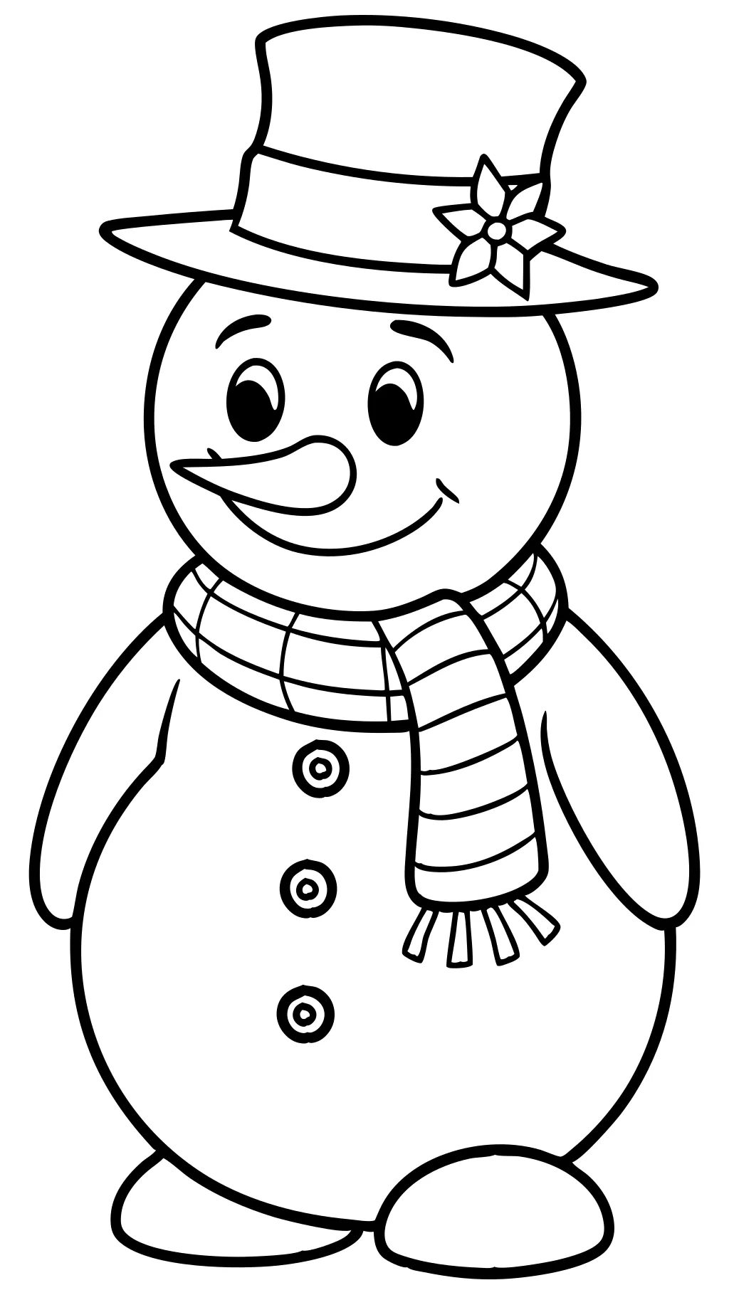 frosty the snowman color pages